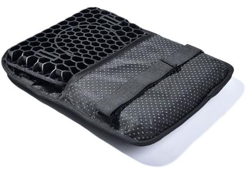 Motorrad Staubkissenbezug Universeller, bequemer, dämpfender, absorbierender Sitzbezug, Wabenmuster, Motorradkissen, Druckentlastung, atmungsaktive Kissen