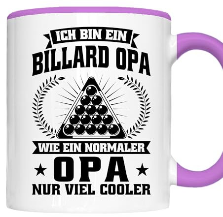 Billard Tasse | ich bin ein Billard Opa | Billard Opa Geschenk Opa Tasse Billard Opa Kaffeebecher lustig
