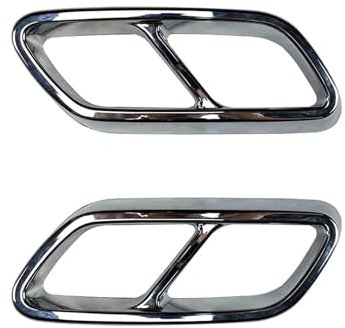 LeiBaOF Auto Auspuffblenden Für Mercedes Benz Clase C W206 C200 C260 C300 AMG 2022 2023,Auto Endschalldämpfer Auspuffrohr Abdeckung Trim Exterior Zubehör,C-Plata