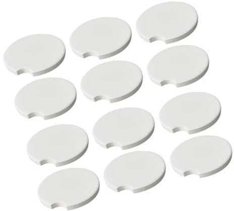 MOLUCKFU 24pezzi Ceramici Per Sublimazione Confezione Da Sottobicchieri Vuoti Per Trasferimento Termico Per Proteggere Mobili e Portabicchieri Auto Facili Da Pulire e Personalizzare
