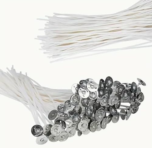 Pack of 30 Candle Wicks 10cm Long for Home Candle Making - Supports Soy Wax | Candle Wicks for Making Candles - Premium Wicks for Candle Making - Candle Making Supplies for DIY Projects