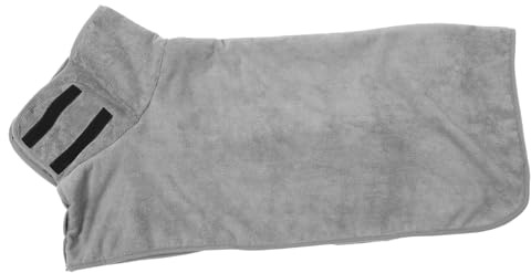 VERDANVERSE Hundebademantel aus Atmungsaktivem Polyester mit Hoher Wasseraufnahme Schnell Trocknender Hundemantel für Welpen und Mittelgroße Hunde Komfortabler Strapazierfähiger Bademantel