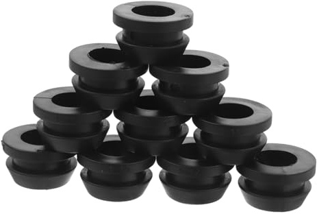HYTROVE 50 piezas Juntas de Silicona Tpe Impermeables para Grifos Sellado Eficaz para Válvulas de Bypass Sistemas de Riego por Goteo Agrícola y Jardinería Arandelas Negras