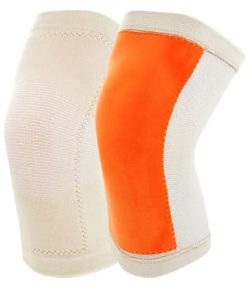 KIFSDLF 1 Paar warme Winter-Knieschoner for Damen, Herren und Senioren – Kniestütze bei Kälte, ideal for Laufen Knieschutz KniewärmerWarme Kaltes Knie Kniemanschette für Ski(Beige,L)
