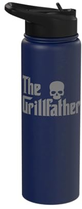 The Grill Father - BBQ Stainless Steel Insulated Water Bottle