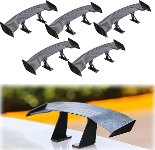 5 Stück Auto Mini Schwanz Spoiler Flügel, Universeller Mini Spoiler, Klebebefestigt ohne Bohren, Dekorativer Heckspoiler für zur Dekoration der Fahrzeugstabilität verwendet Werden