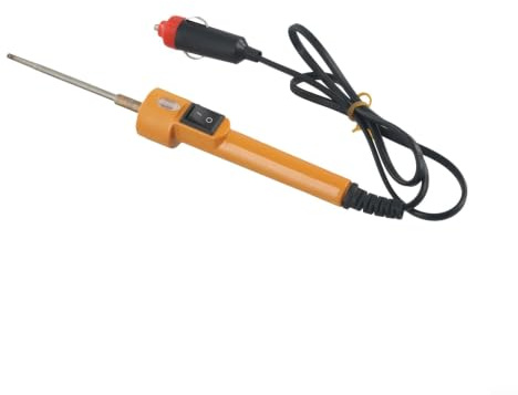 External Heating Soldering Iron 12v, Fast Warm Up For Power Tool For Electronics, Stainless Steel Tube With Comfortable Grip, 90cm Cord