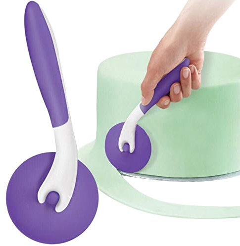 HEHELEBANG Double Roller Pizza Knife Cutter Pastry Pasta Dough Crimper Round Wheel Kitchen tools