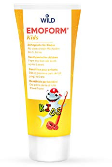Emoform Kids dentifrice pour enfants, dès la première dent de lait jusqu’à 5 ans