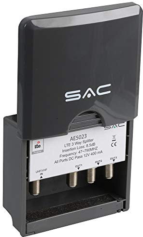3 Way LTE Masthead Splitter 47-790MHZ | Aerial/Satellite AMPLIFIERS/Distribution Aerial Satellite Equipment, 1 X Qty - AE5023