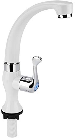 Atyhao Kaltwasserhahn - Wasserhahn, ABS-Kunststoff Einzel Kaltwasserhahn Wasserhahn Küchenspüle Bad Waschbecken Zubehör G1/2(#4)