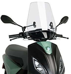 Puig 21188W Urban Rollerscheibe optimierte Aerodynamik, Transparent