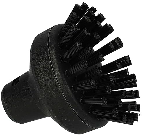 vhbw Large Round Brush compatible with Kärcher SI 4 EasyFix Premium Iron Steam Cleaner - Steam Brush