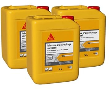 SIKA Lot de 3 primaires d'adhérence pour supports difficiles Sikafloor-35 Primaire - 5L