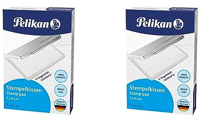Pelikan 331264 Stempelkissen 2, ungetränkt, 110 x 70 mm (Packung mit 2)