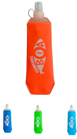 Ceinture BOA Gourde Flasque souple pliable 500 ml (orange)