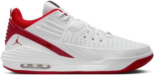 Nike Jordan Max Aura 5 Scarpe da Basket White/Gym Red/Black 45