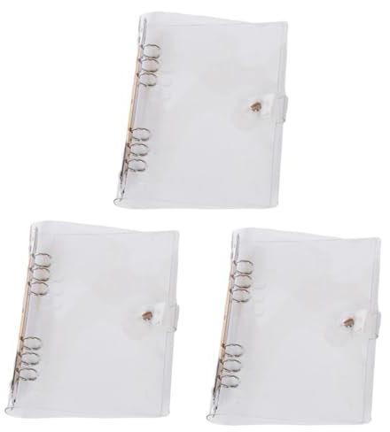 COHEALI 3 Stk PVC-Notebookhülle transparenter Einbanddeckel klarer Einbanddeckel kreatives schreiben creative writing das Notebook schnellhefter Notebook-Hülle Notebooktasche Notizbuch a5