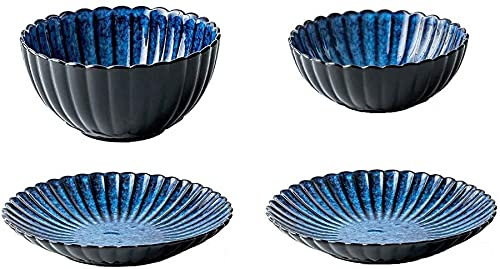 Cubiertos de cerámica Cuencos para Pasta Cuencos Juego De Cubiertos Plato De Tazón Cerámica Plato Occidental Plato De Carne Plato De Pasta Plato De Ensalada De Frutas Plato Plato Utensi
