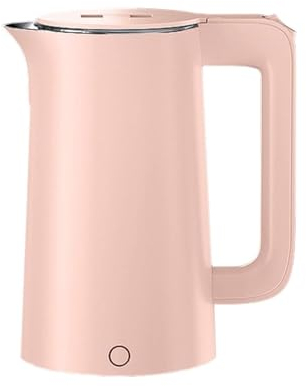 BRJKGD Bouilloire électrique en Acier Inoxydable de 2,3 l, Fonction d'arrêt Automatique et de Protection Contre l'ébullition, Chauffe-Eau pour Le thé et Le café,Rose
