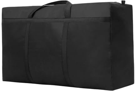 Janety 300L Addensato grande borsa di stoccaggio, 1 pezzi Grandi Borse Trasloco con manico, Borsa Trasloco Sacchi Contenitori adatto per biancheria da letto, piumone, Trapunte, 118x55x46