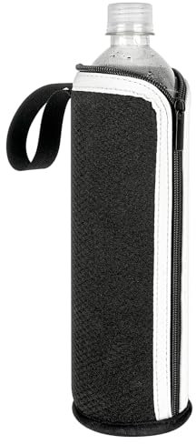 Linkidea Funda desechable para botella Propel, LIFEWTR y agua inteligente de 1 litro, cubierta de neopreno con aislamiento grueso y cremallera