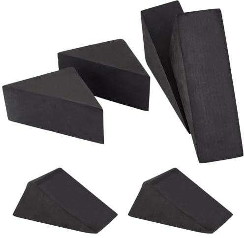 BENECREAT 6Pcs 3 Styles Glass 3D Foam Angle Wedge Tool, 30°/45°/60° Glass Layout Frame for Soldering Glass Together at Different Angles