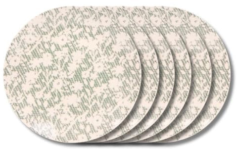 Table Passion - Assiette plate Léa verte 27 cm (lot de 6)