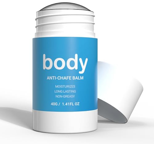 Anti Chafe Stick, Water & Sweat Proof Balm for Friction. Helps to reduce the risk of thigh rashes and sports chafing, provides moisture to the skin and offers protection against friction