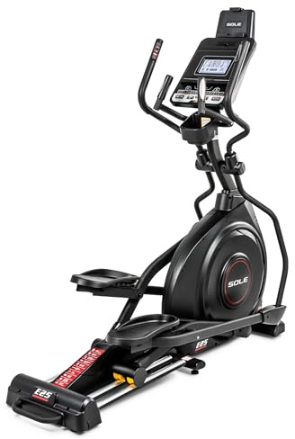 HAMMER Ellipsentrainer E25 – Stabiler Crosstrainer, LCD-Display & Pulssensoren – 10 Trainingsprogramme, 16 kg Schwungmasse, leises und gelenkschonendes Training zu Hause