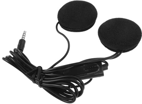 EPIGEIST Auriculares Casco Motocicleta con Micrófono Ligero y Ergonómico Instalación Fácil para Navegación y Llamadas Cancelación de Ruido y Protección contra Viento Compatibles Mayoría de