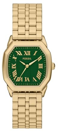 Fossil Harlow Damen 32MM Goldfarbene Edelstahluhr, ES5451