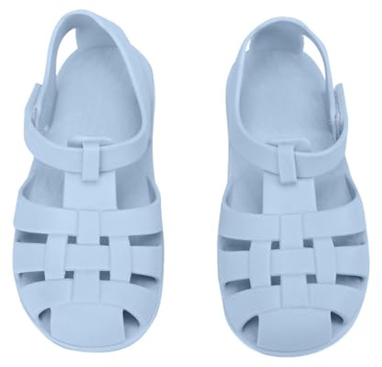 Monnëka Sandales de Plage pour Bébé avec Velcro Légères Enfants | Blues & Beyond Taille 22