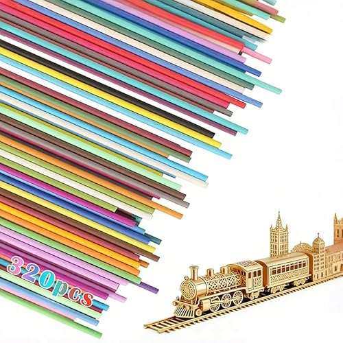 320 Stück 3d doodler stift nachfüllpacks - 32 Farben 3d stift filament,15cm x 2.5mm PCL Filament Nachfülls Packungen,für 3Doodler nachfüllpacks Start Stift 3d pen filapen nachfüllpack