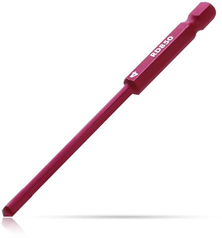 Marcrist RD850 AkkuMAX Dachziegelbohrer 4 mm - Hartmetall-Fliesenbohrer für Dachpfannen, Tondachziegel, Schiefer, harte Fliesen & Keramik, diamantgeschliffene HEX Spitze