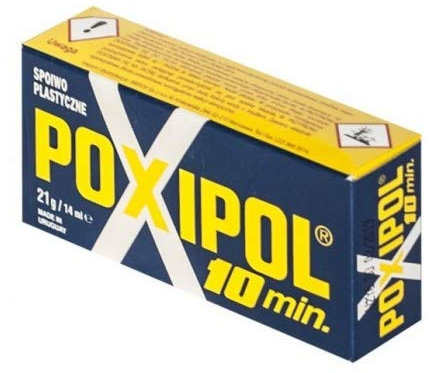 Colla bicomponente POIXPOL salda metallo gomma legno ceramica e altro 14 ml grigio