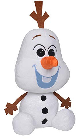 Simba 6315877627 - Disney Frozen II Chunky Olaf, 43cm Plüschfigur, Plüschspielzeug, Kuscheltier, Eiskönigin, ELSA, Schneemann, ab den ersten Lebensmonaten