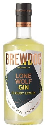 BrewDog | LoneWolf Cloudy Lemon Gin | Gin | 1x0.7L | Schottland | Inspiriert vom Zitronenlikör Limoncello | Fruchtig-spritzig