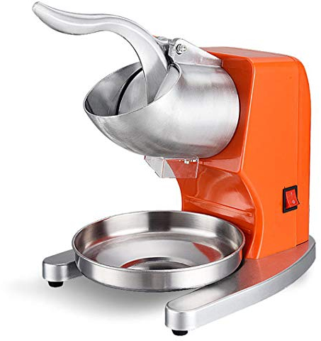 Ice Crusher,Electric Ice Shaver Machine Commercial Household Dual Blades Snow Cone Maker,for Restaurants Parties Snack Stands