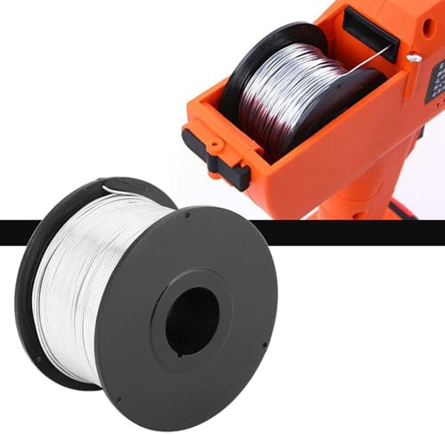 4 Stück 110 m 0,8 mm Stahl-Bindedraht, langlebiger Bewehrungsdraht, Bewehrungsdraht für automatische Bewehrungsmaschinen.