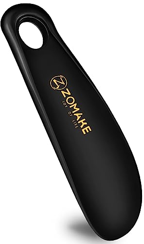 ZOMAKE Calzador de Zapatos 18.5CM - Plastico Calzadores para Personas Mayores con Colgante Agujero - Shoe Horn Fácil de Utilizar
