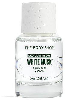 The Body Shop White Musk Eau de Parfum (1x 30ml), Fresh Floral Fragrance with Jasmine & Cruelty-Free Musk, Vegan Eau de Parfum in Recyclable Glass Bottle