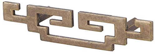 Tomotato Schubladengriffe zum Ziehen, Messing Chinesischer Antiker Schuhschrank Türgriff mit Schrauben für Möbel Hardware Zubehör(S)