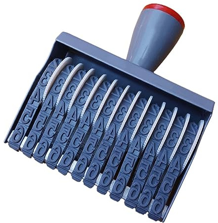 Baoblaze Timbro del Numero della Ruota a 12 Cifre Robusto Universale per Scrapbooking Dell'ufficio Scolastico