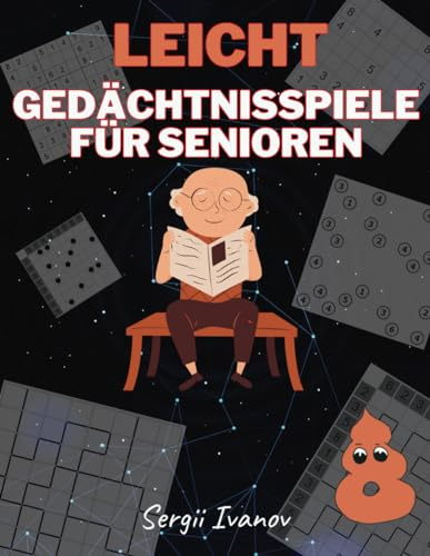 Leicht Gedächtnisspiele für Senioren: Ein Rätselbuch im Großdruck