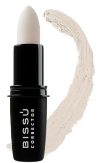 Bissú Stick Correcting Concealer - 15 Versatil Shades, Natural Finish, Contouring, Highlighting, Easy Application, 4,7 grms (White, Stick)