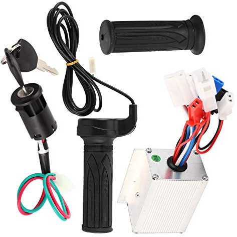 Milltrip Electric Scooter Speed Controller Set 24V 250W Controller with Throttle Grip Lock