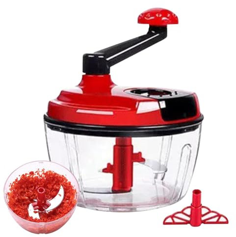 Picadora manual picadora procesador de verduras picadora manual de manivela procesador manual de verduras picadora de alimentos multifuncional picadora con mango plegable picadora manual rápida picado