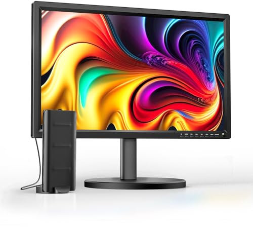 Desobry New Upgrades 22 Inch Small TV 1080P, HDMI USB AV Inputs, Mini television with Antenna and DVB-T2 tuner - Compact 12V TV for Kitchen, Home, and Motorhomes, Used as Computer or Monitor Screen