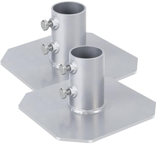 Stationary Dock Bottom Pad,Dock Base Plate Hardware for Floating Dock